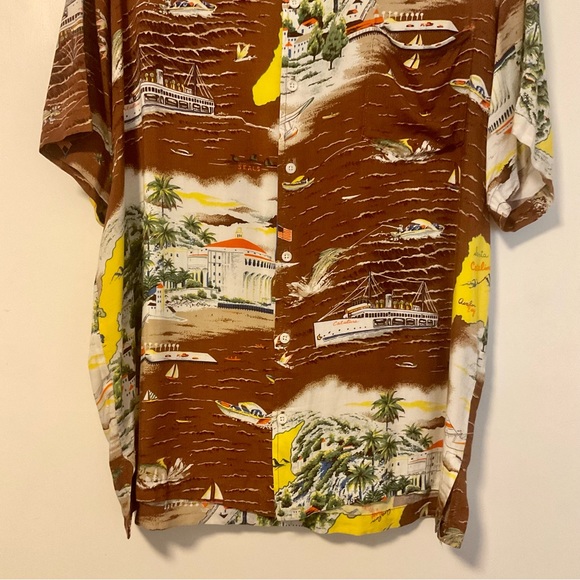 Vintage Wind And Sea Laguna Beach Hawaiian Shirt Size XL - Picture 3 of 12